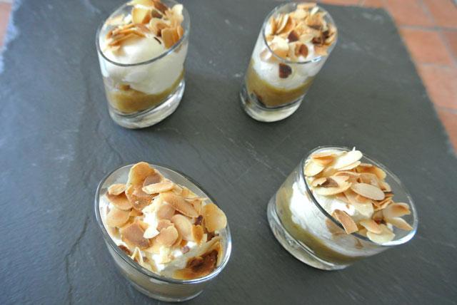 Verrine rhubarbe mascarpone