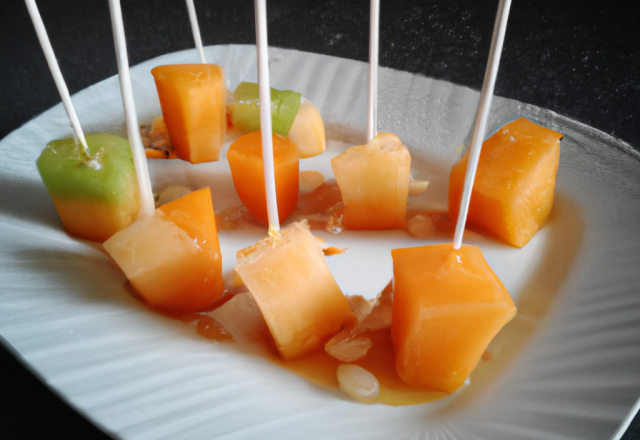 Sucettes au melon