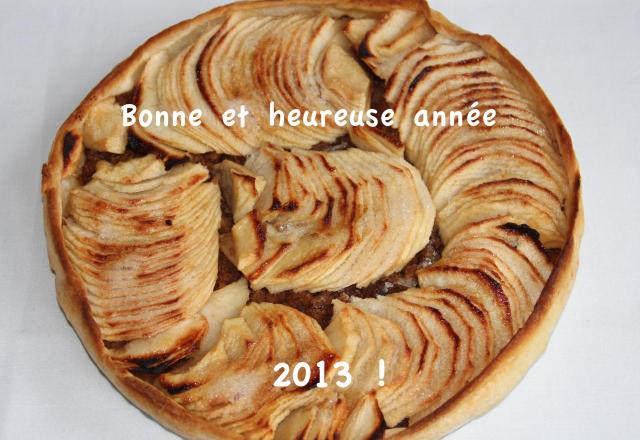 Tarte aux pommes et au pain d'épices