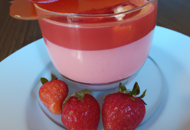 Mousse aux fraises express