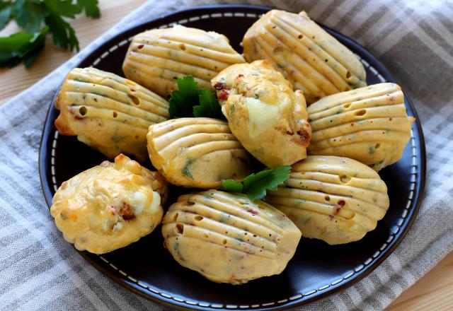 Madeleines salées au Chabichou