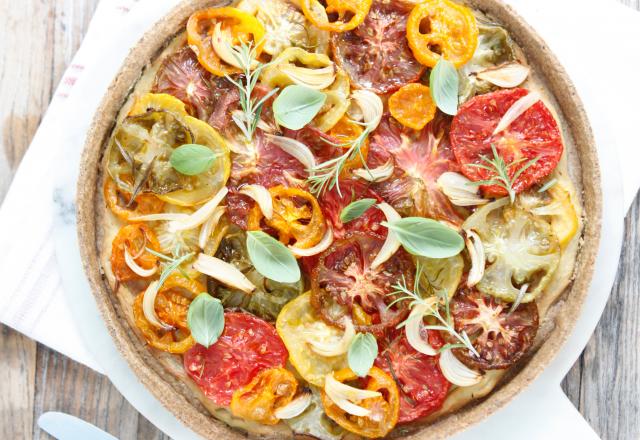 Tarte à la tomate à la française