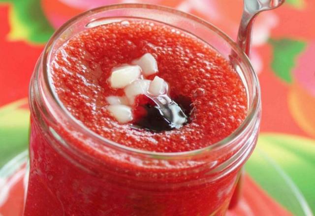 Gaspacho de Gele de Groseilles