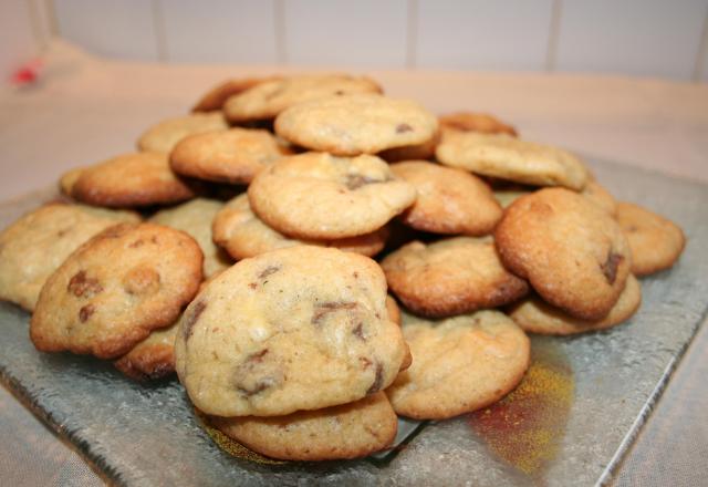 Cookies aux 2 chocolats maison