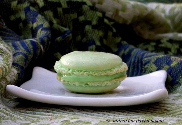 Macarons chocolat blanc-verveine