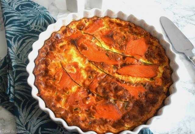 Quiche aux 2 saumons