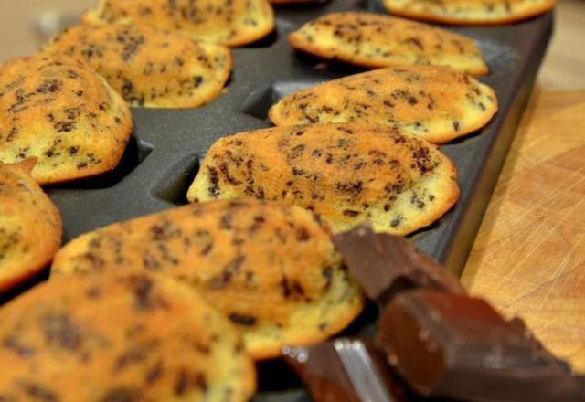 Madeleines au chocolat