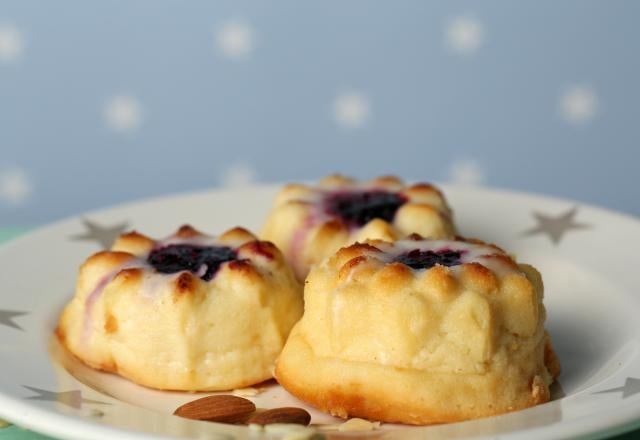 Mini-cheesecake à la gelée de mûres