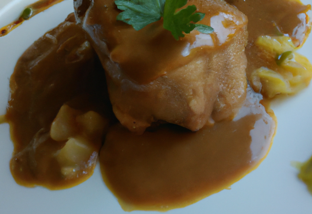 Ris de veau sauce financière