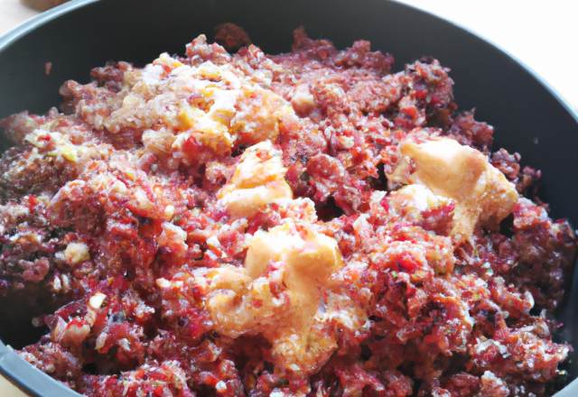 Quinoa à la façon du risotto (rouge)