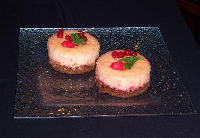 Cheesecake aux framboises et speculoos