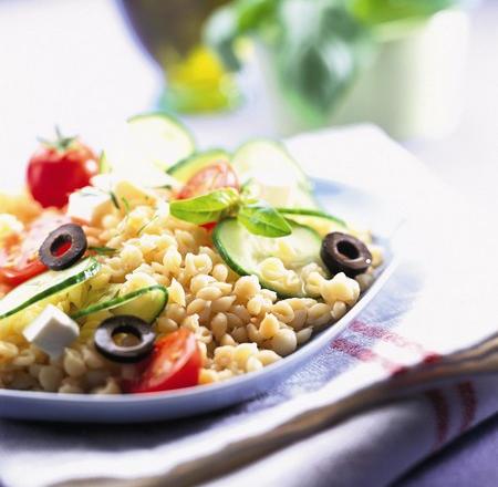 Salade d'été au cœur de blé