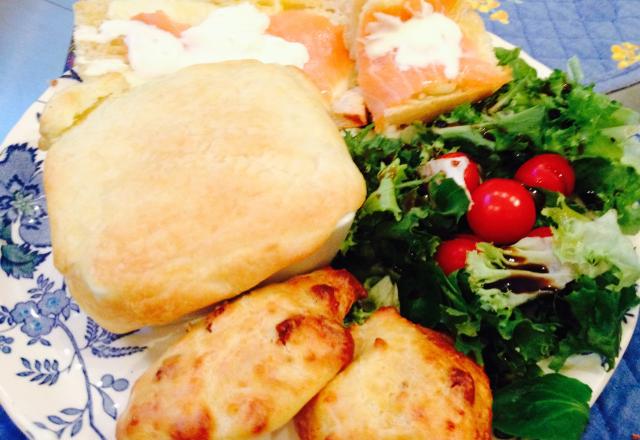 Assiette océane et ses petites bouchées