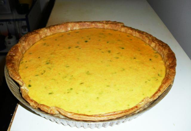 Tarte aux carottes et au fromage