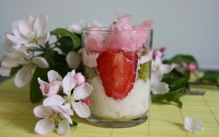 Riz au lait en verrine