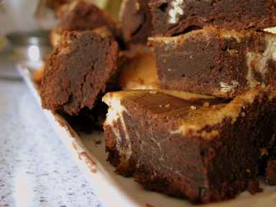 Brownie chocolat vanille