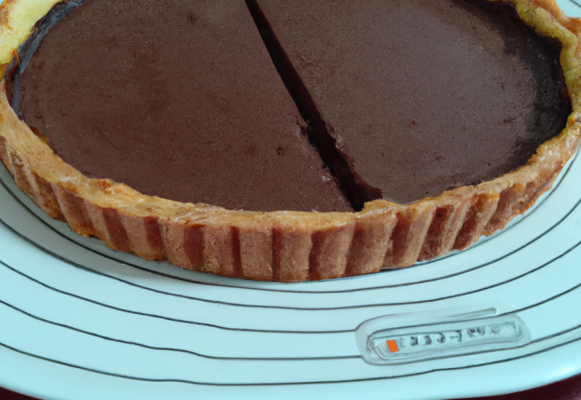 Tarte au chocolat minute