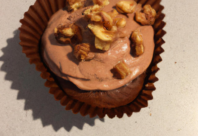 Cupcake cœur de Nocciolata