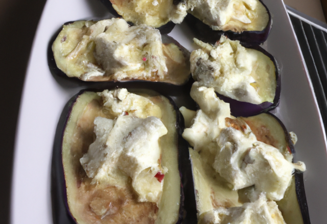 Aubergines, ricotta et fromage à raclette