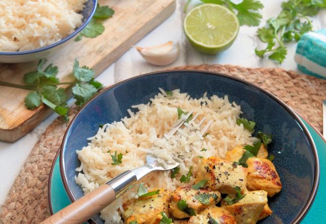 Poulet tikka masala et riz basmati