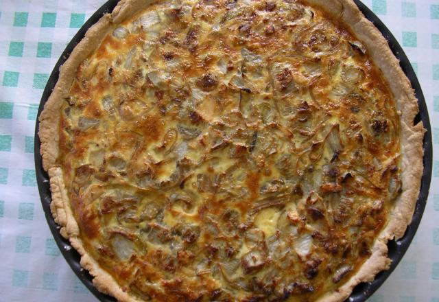 Quiche aux endives et saumon