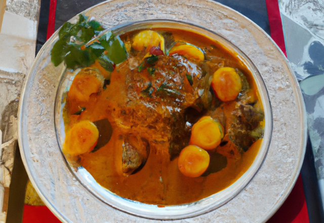 Rôti de veau au curry