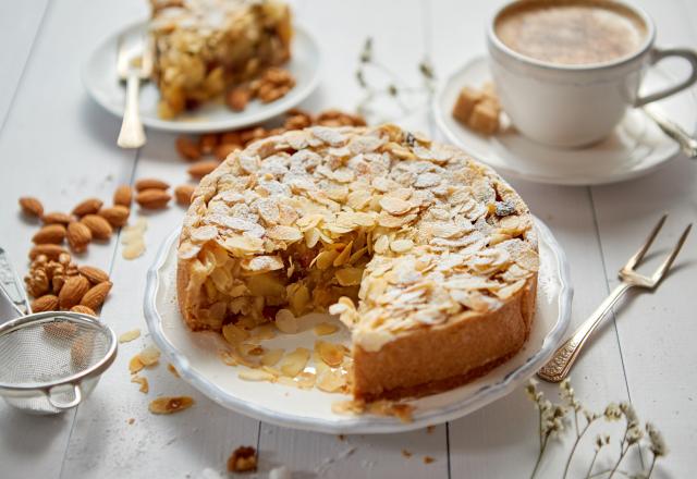 Gâteau léger aux pommes et amandes