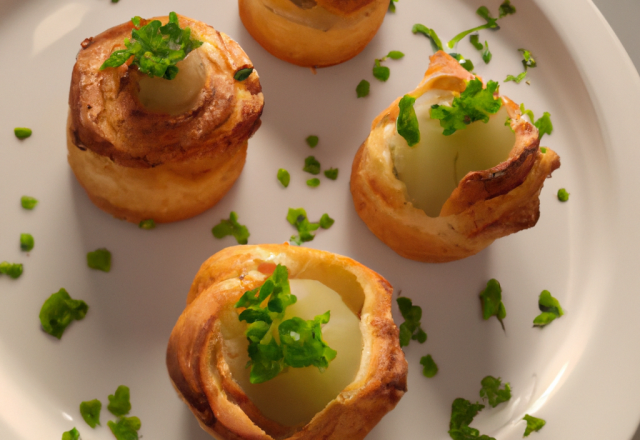 Vol au vent aux poireaux