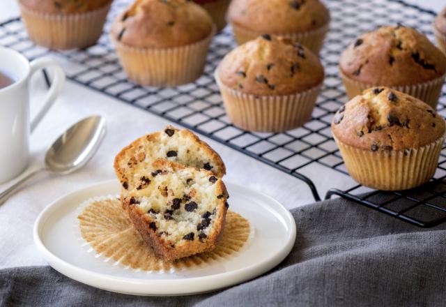 Muffins aux pépites de chocolat faciles