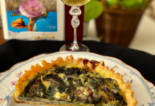 Quiche aux moules au Sancerre et Muscadet