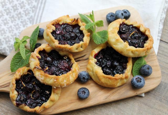 Mini-tartelettes aux myrtilles