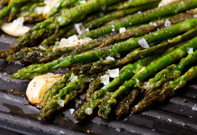 Asperges vertes à la poêle