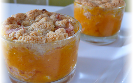 Crumble de butternut au bacon et chèvre