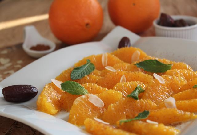 Salade d'oranges à la marocaine