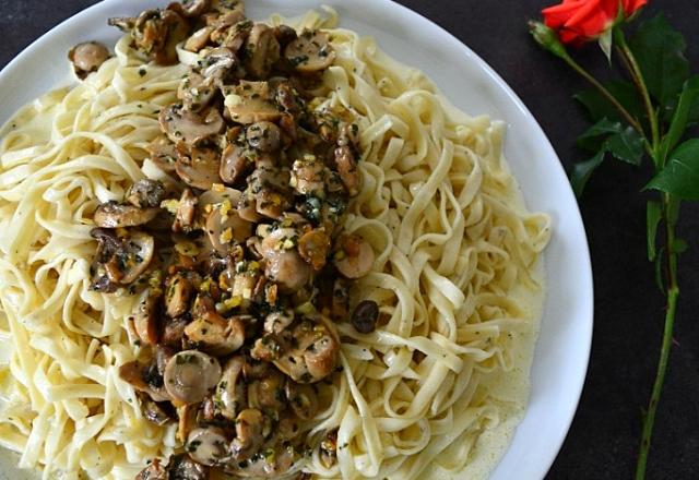 Tagliatelles aux truffes à la forestière