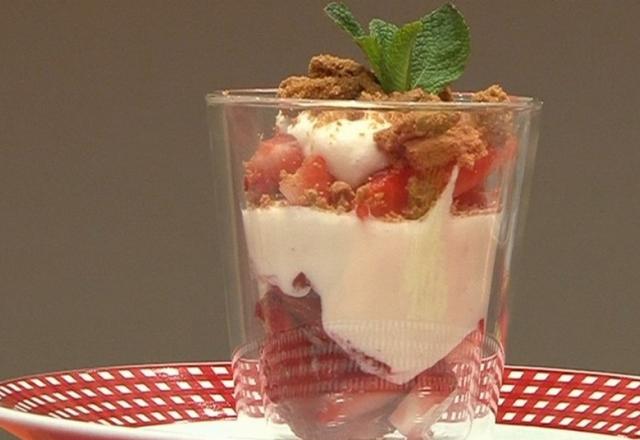 Tiramisu aux fraises et spéculoos