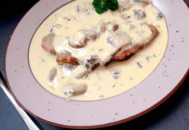 Escalope de veau à la crème