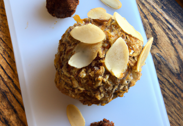 Bombe aux amandes et au café