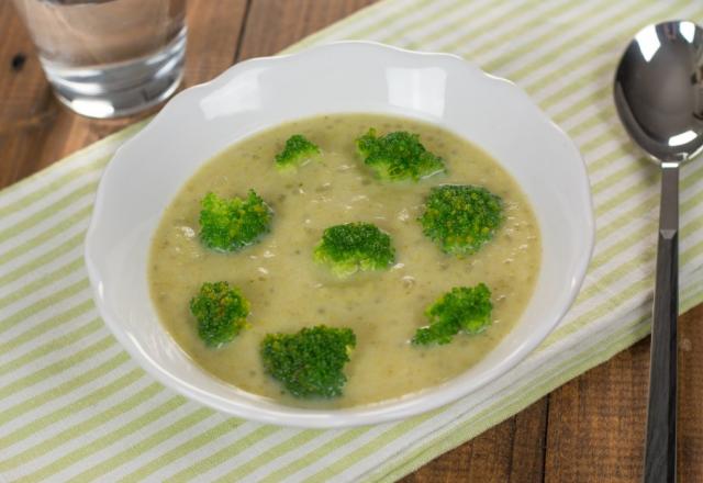 Velouté de brocoli au tapioca