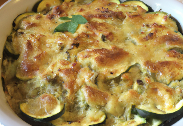 Gratinette de courgettes