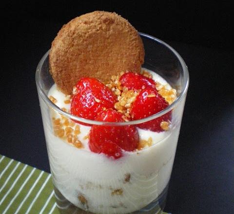 Tiramisu palet breton et fraises