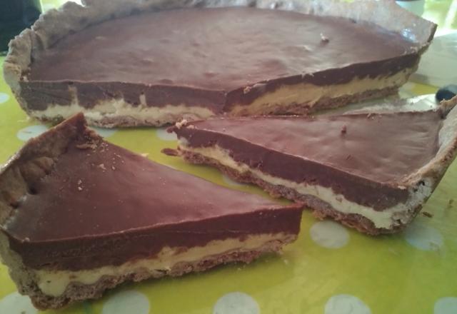 Tarte glacée au chocolat