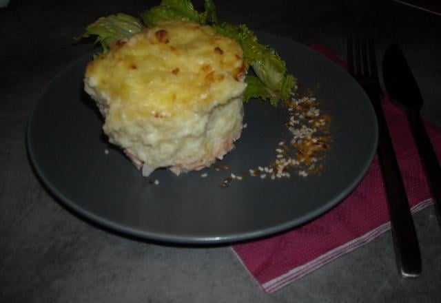 Parmentier de saumon facile