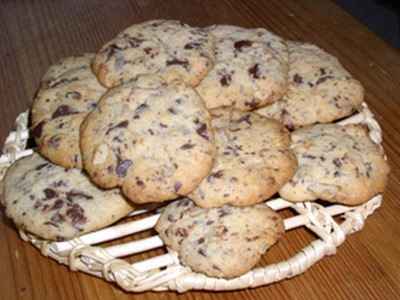 Cookies moelleux au chocolat et aux noix