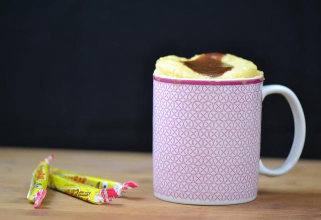 Mugcake au Carambar