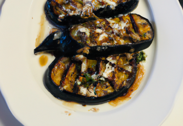 Aubergine à l'ail