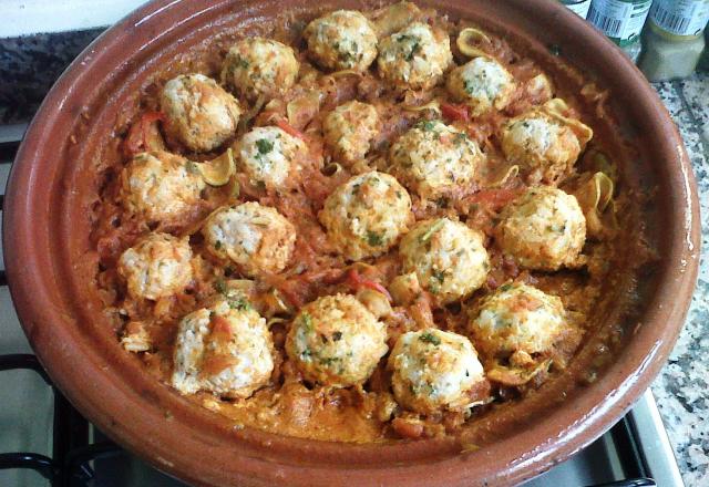 Tajine de boulette de merlan