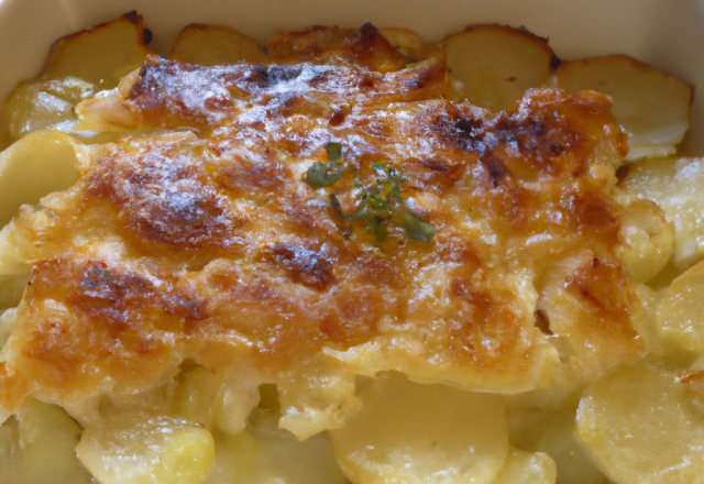 Gratin de pommes de terre et chou au thermomix