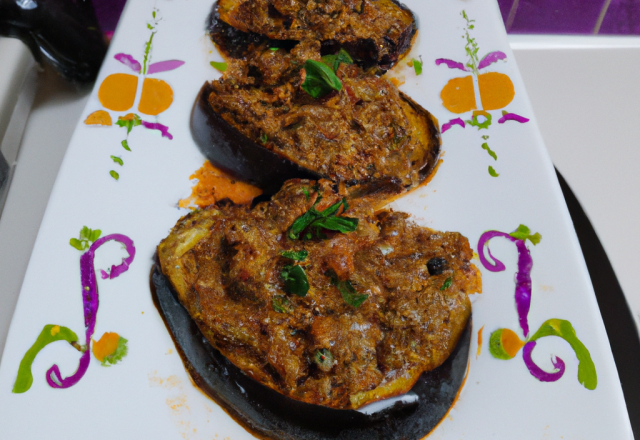 Aubergines à l'étouffée