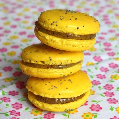 Macarons citron-pavot